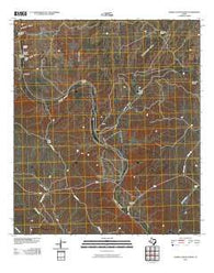 Lozier Canyon North Texas Historical topographic map, 1:24000 scale, 7.5 X 7.5 Minute, Year 2010