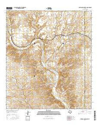 Lozier Canyon North Texas Current topographic map, 1:24000 scale, 7.5 X 7.5 Minute, Year 2016