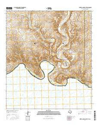 Lozier Canyon South Texas Current topographic map, 1:24000 scale, 7.5 X 7.5 Minute, Year 2016