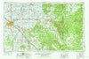 Lubbock Texas Historical topographic map, 1:250000 scale, 1 X 2 Degree, Year 1954