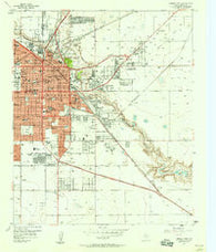 Lubbock East Texas Historical topographic map, 1:24000 scale, 7.5 X 7.5 Minute, Year 1957