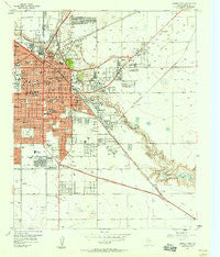 Lubbock East Texas Historical topographic map, 1:24000 scale, 7.5 X 7.5 Minute, Year 1957