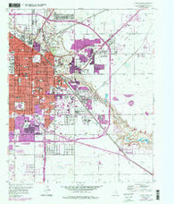 Lubbock East Texas Historical topographic map, 1:24000 scale, 7.5 X 7.5 Minute, Year 1957