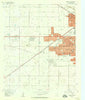 Lubbock West Texas Historical topographic map, 1:24000 scale, 7.5 X 7.5 Minute, Year 1957