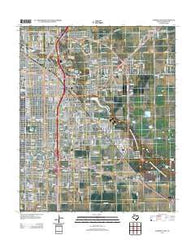 Lubbock East Texas Historical topographic map, 1:24000 scale, 7.5 X 7.5 Minute, Year 2012