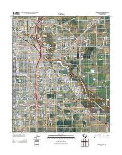 Lubbock East Texas Historical topographic map, 1:24000 scale, 7.5 X 7.5 Minute, Year 2012