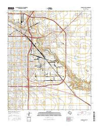 Lubbock East Texas Current topographic map, 1:24000 scale, 7.5 X 7.5 Minute, Year 2016