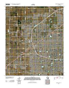 Lubbock West Texas Historical topographic map, 1:24000 scale, 7.5 X 7.5 Minute, Year 2010