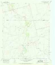 Lucian Wells Ranch Texas Historical topographic map, 1:24000 scale, 7.5 X 7.5 Minute, Year 1966