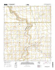 Lucian Wells Ranch Texas Current topographic map, 1:24000 scale, 7.5 X 7.5 Minute, Year 2016