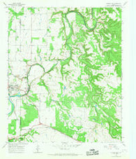 Lueders East Texas Historical topographic map, 1:24000 scale, 7.5 X 7.5 Minute, Year 1965