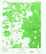 Lueders NE Texas Historical topographic map, 1:24000 scale, 7.5 X 7.5 Minute, Year 1965