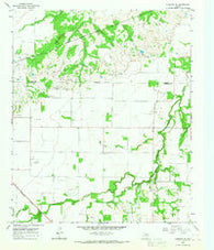 Lueders NW Texas Historical topographic map, 1:24000 scale, 7.5 X 7.5 Minute, Year 1965