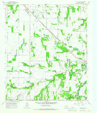 Lueders West Texas Historical topographic map, 1:24000 scale, 7.5 X 7.5 Minute, Year 1965