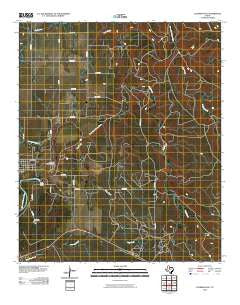 Lueders East Texas Historical topographic map, 1:24000 scale, 7.5 X 7.5 Minute, Year 2010