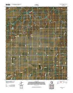 Lueders NW Texas Historical topographic map, 1:24000 scale, 7.5 X 7.5 Minute, Year 2010