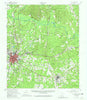 Lufkin Texas Historical topographic map, 1:62500 scale, 15 X 15 Minute, Year 1949
