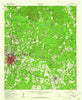Lufkin Texas Historical topographic map, 1:62500 scale, 15 X 15 Minute, Year 1949