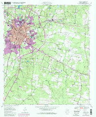 Lufkin Texas Historical topographic map, 1:24000 scale, 7.5 X 7.5 Minute, Year 1949
