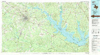 Lufkin Texas Historical topographic map, 1:100000 scale, 30 X 60 Minute, Year 1992