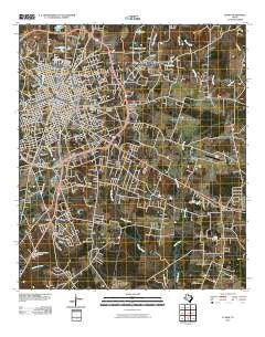 Lufkin Texas Historical topographic map, 1:24000 scale, 7.5 X 7.5 Minute, Year 2010