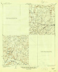 Luling Texas Historical topographic map, 1:62500 scale, 15 X 15 Minute, Year 1929