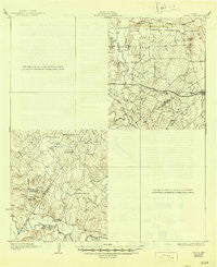Luling Texas Historical topographic map, 1:62500 scale, 15 X 15 Minute, Year 1929