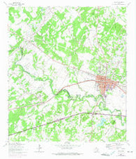 Luling Texas Historical topographic map, 1:24000 scale, 7.5 X 7.5 Minute, Year 1964