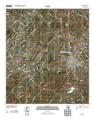 Luling Texas Historical topographic map, 1:24000 scale, 7.5 X 7.5 Minute, Year 2010