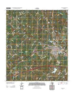Luling Texas Historical topographic map, 1:24000 scale, 7.5 X 7.5 Minute, Year 2013