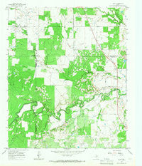 Lusk Texas Historical topographic map, 1:24000 scale, 7.5 X 7.5 Minute, Year 1965