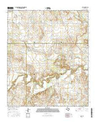 Lusk Texas Current topographic map, 1:24000 scale, 7.5 X 7.5 Minute, Year 2016