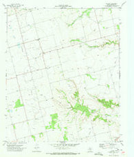 Luther Texas Historical topographic map, 1:24000 scale, 7.5 X 7.5 Minute, Year 1971