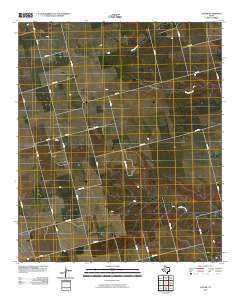 Luther Texas Historical topographic map, 1:24000 scale, 7.5 X 7.5 Minute, Year 2010
