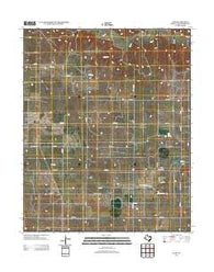 Lutie Texas Historical topographic map, 1:24000 scale, 7.5 X 7.5 Minute, Year 2012
