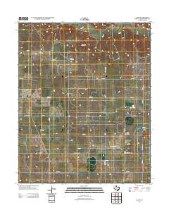 Lutie Texas Historical topographic map, 1:24000 scale, 7.5 X 7.5 Minute, Year 2012