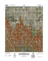 Luttrell Springs Texas Historical topographic map, 1:24000 scale, 7.5 X 7.5 Minute, Year 2012