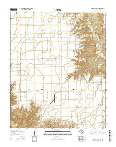 Luttrell Springs NE Texas Current topographic map, 1:24000 scale, 7.5 X 7.5 Minute, Year 2016
