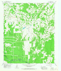 Lydia Texas Historical topographic map, 1:24000 scale, 7.5 X 7.5 Minute, Year 1965