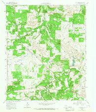 Lynn Creek Texas Historical topographic map, 1:24000 scale, 7.5 X 7.5 Minute, Year 1964