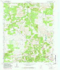 Lynn Creek Texas Historical topographic map, 1:24000 scale, 7.5 X 7.5 Minute, Year 1964