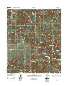 Lynn Creek Texas Historical topographic map, 1:24000 scale, 7.5 X 7.5 Minute, Year 2012