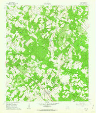 Lyons Texas Historical topographic map, 1:24000 scale, 7.5 X 7.5 Minute, Year 1960