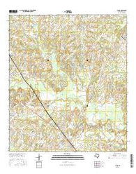 Lyons Texas Current topographic map, 1:24000 scale, 7.5 X 7.5 Minute, Year 2016
