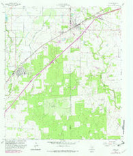 Lytle Texas Historical topographic map, 1:24000 scale, 7.5 X 7.5 Minute, Year 1964
