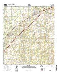 Lytle Texas Current topographic map, 1:24000 scale, 7.5 X 7.5 Minute, Year 2016