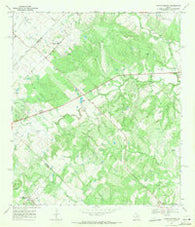 Lytton Springs Texas Historical topographic map, 1:24000 scale, 7.5 X 7.5 Minute, Year 1968