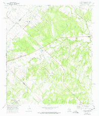 Lytton Springs Texas Historical topographic map, 1:24000 scale, 7.5 X 7.5 Minute, Year 1968