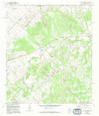 Lytton Springs Texas Historical topographic map, 1:24000 scale, 7.5 X 7.5 Minute, Year 1968