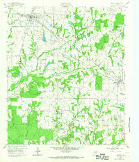 Mabank Texas Historical topographic map, 1:24000 scale, 7.5 X 7.5 Minute, Year 1960